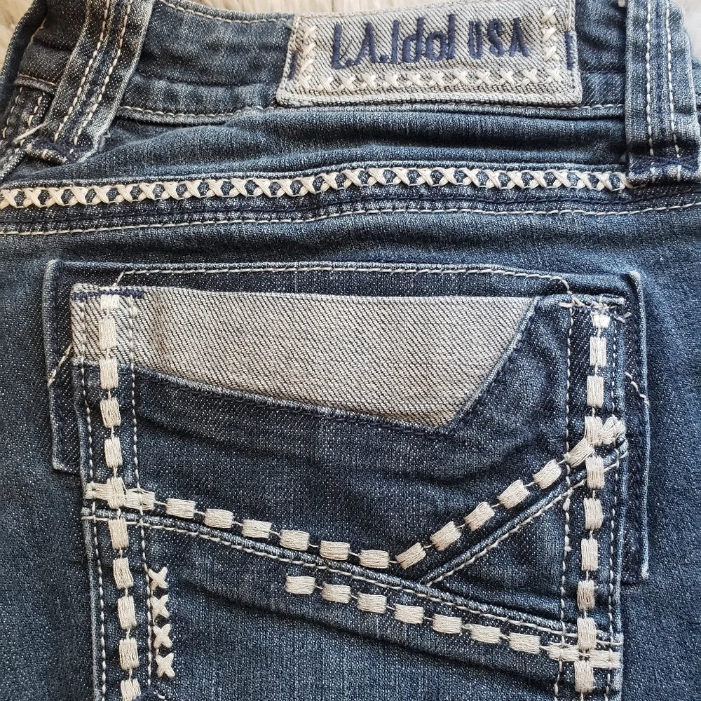 L.A.Idol USA womens jeans size 9 - Picture 2 of 7
